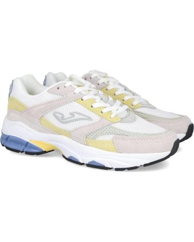 Sportivo per Donna JOMA CR111-LADY-2509 ZAPATILLAS DEPORTIVAS DE MUJER BLANCO-AMARILLO