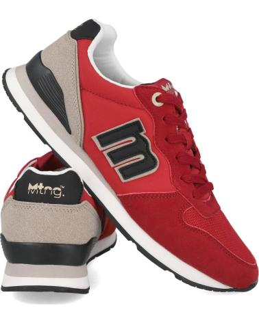 Deportivas de Hombre MTNG 84467 ZAPATILLAS CASUAL DE HOMBRE ROJO