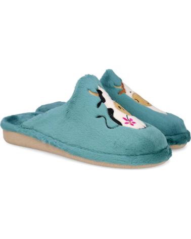 Pantofole per Donna GARZON P204-275 ZAPATILLAS DE CASA PARA MUJER OLIVA