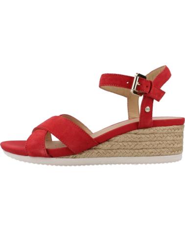 Woman Sandals GEOX SANDALIAS MUJER MODELO D ISCHIA CORDA C COLOR ROJO C7000