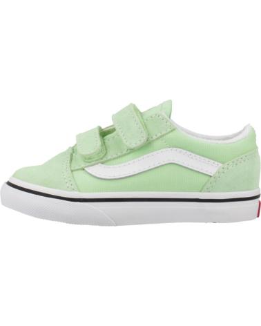 Sportif pour Garçon VANS OFF THE WALL ZAPATILLAS NINO VANS MODELO OLD SKOOL COLOR VERDE GREEN