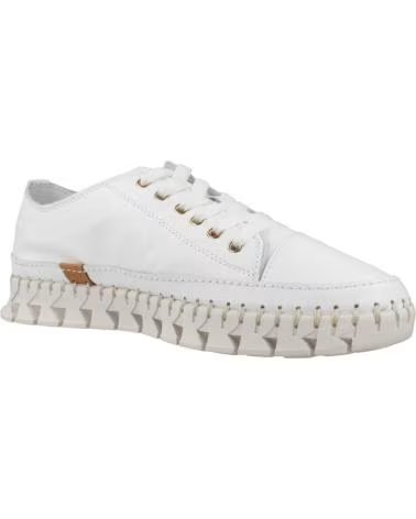 CARMELA WOMEN LEATHER SNEAKERS MODEL 162067C 10151-638128 WHITE BLANCO