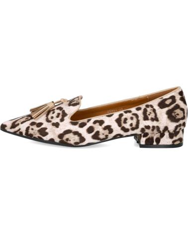 Scarpe per Donna L&R SHOES LR SHOES MBA21 BAILARINAS CON BORLAS CON ESTAMPADO ANIMAL PR BEIGE