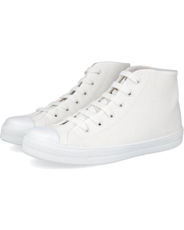 Bottines pour Femme et Homme L&R SHOES 0388 BOTAS LONA COSTALERO HOMBRE BLANCO