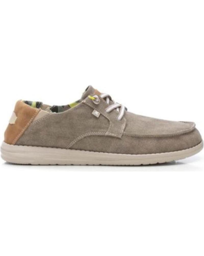 Nauticos per Uomo XTI NAUTICO DE LONA PARA HOMBRE 144046 COLOR BEIG BEIGE