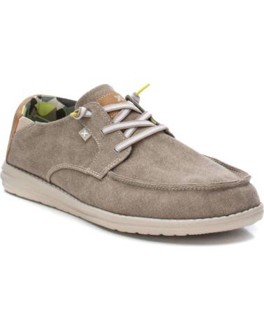 Nauticos per Uomo XTI NAUTICO DE LONA PARA HOMBRE 144046 COLOR BEIG BEIGE