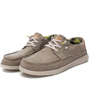 Nauticos per Uomo XTI NAUTICO DE LONA PARA HOMBRE 144046 COLOR BEIG BEIGE