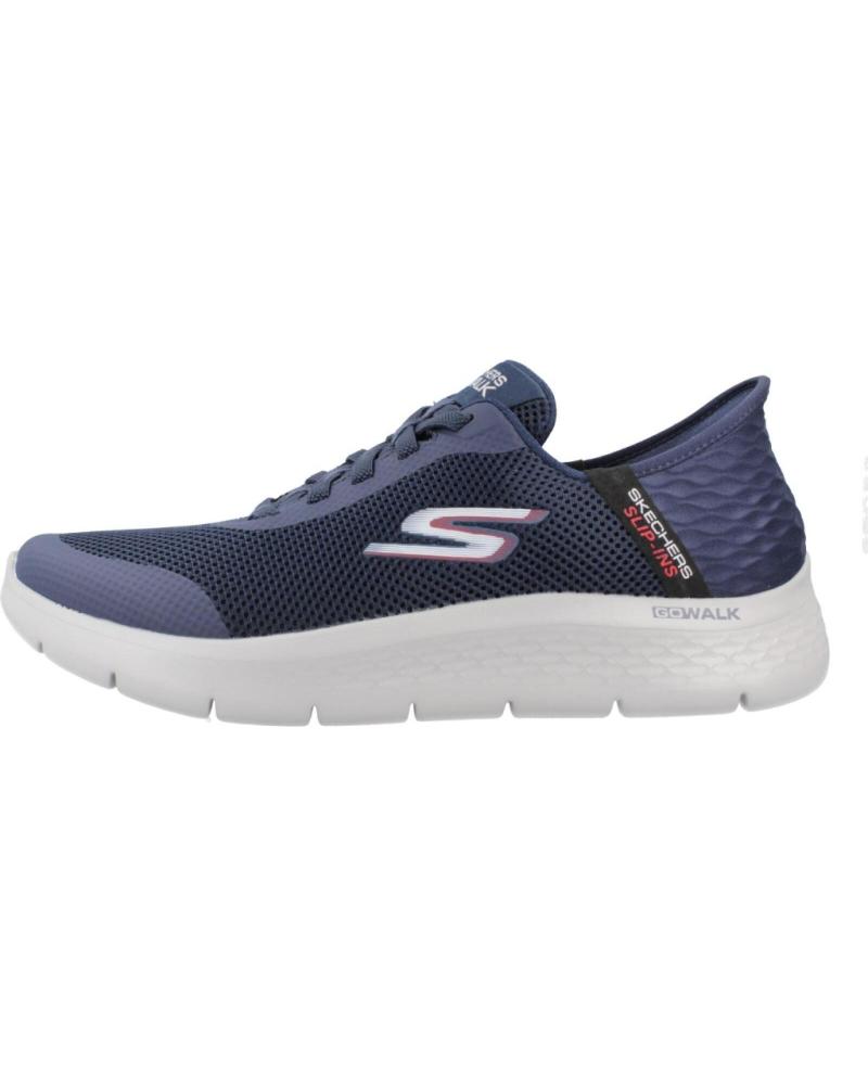 SKECHERS SLIP-INS GO WALK ARCH FIT FLEX NAVY SNEAKERS NVY