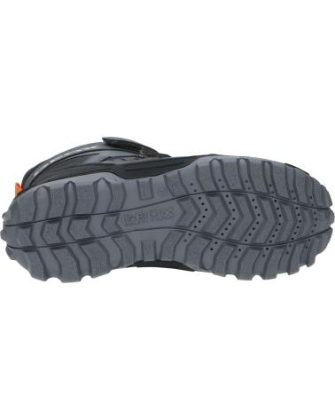 girl and boy boots GEOX J36FRC 0FUCE J HIMALAYA BOY B ABX C0038 BLACK-ORANGE