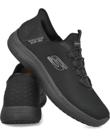 Man Trainers SKECHERS 200205 SLIP-INS WORK SLIP-RESISTANT SUMMITS - COLSIN NEGRO