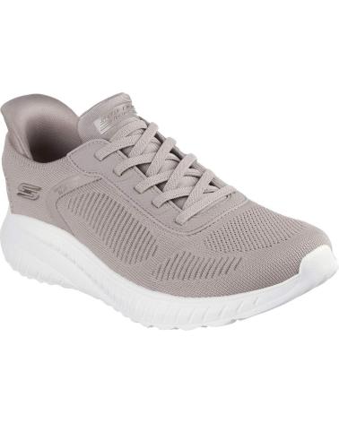 Sportivo per Donna SKECHERS 117497 SLIP-INS BOBS SPORT SQUAD CHAOS TAUPE