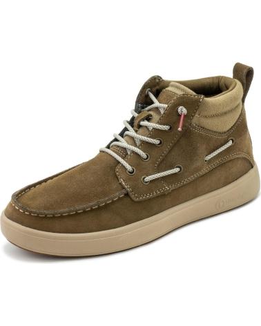 Man Mid boots NATURAL WORLD BOTA DE HOMBRE 8452 CERLER DE DE SERRAJE HIDROFUGO - CAMEL