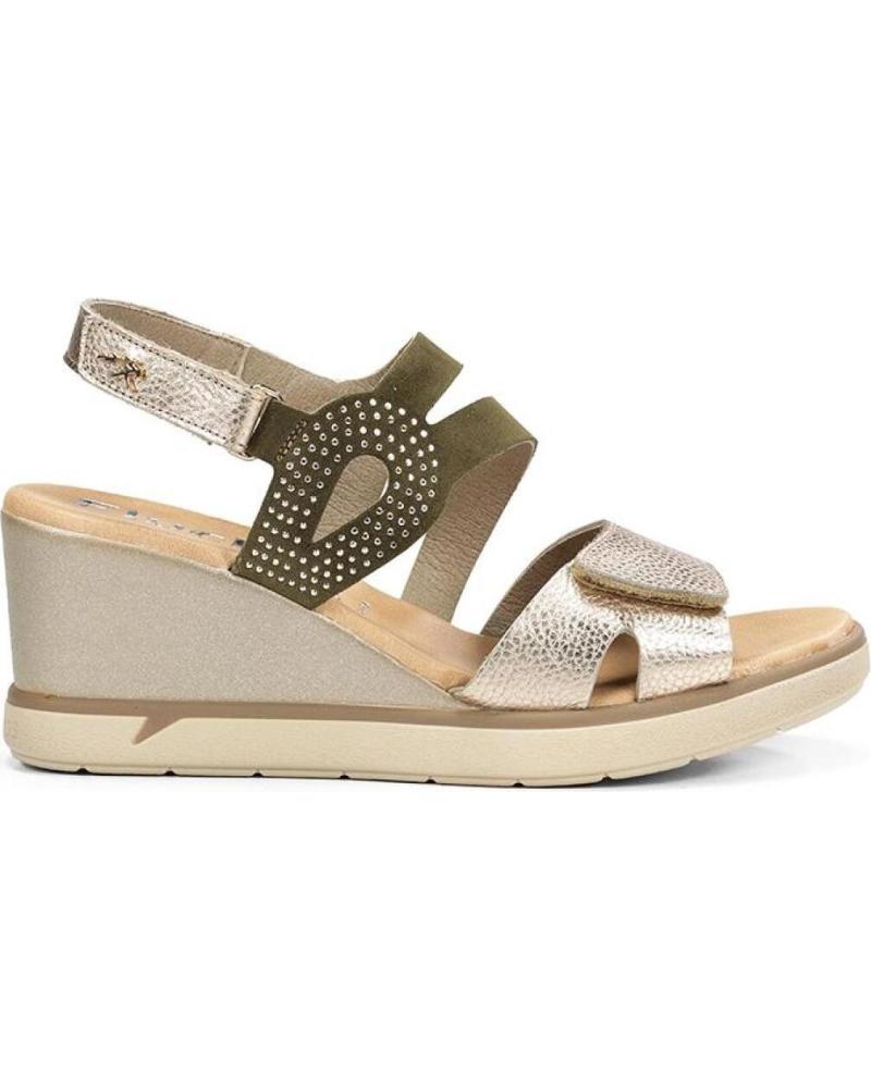 Sandalen für Damen FLUCHOS SANDALIAS SMASH PLATINO DE PLATEADO