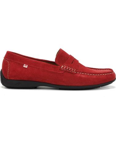 Schuhe für Herren FLUCHOS MOCASINES SAMOA DE ROJO