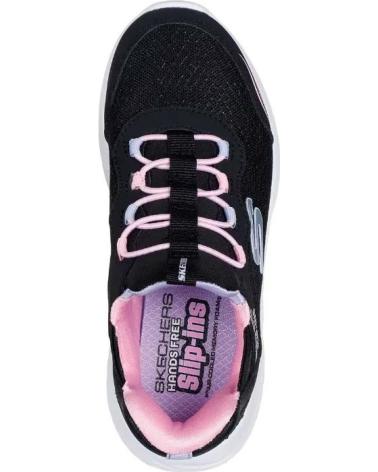 SKECHERS NIA BOUNDER-SIMPLE 303585L-BLK NEGRO