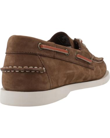 Halbschuhe für Herren SEBAGO MOCASINES HOMBRE MODELO DOCKSIDES PORTLAND NUBUCK COLOR MARR DARKBRWN