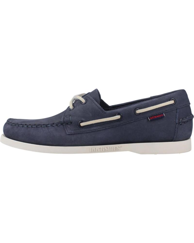 Halbschuhe für Herren SEBAGO MOCASINES HOMBRE MODELO DOCKSIDES PORTLAND NUBUCK COLOR AZUL NAVY