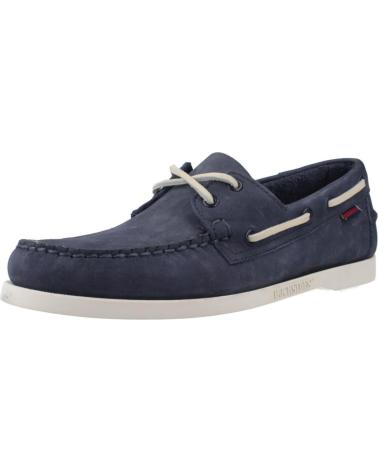 Halbschuhe für Herren SEBAGO MOCASINES HOMBRE MODELO DOCKSIDES PORTLAND NUBUCK COLOR AZUL NAVY