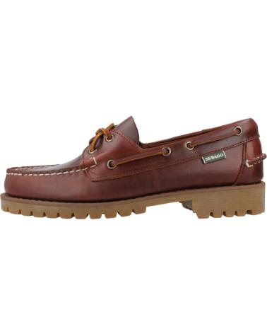 Halbschuhe für Herren SEBAGO MOCASINES HOMBRE MODELO RANGER WAXY COLOR MARRON BROWN