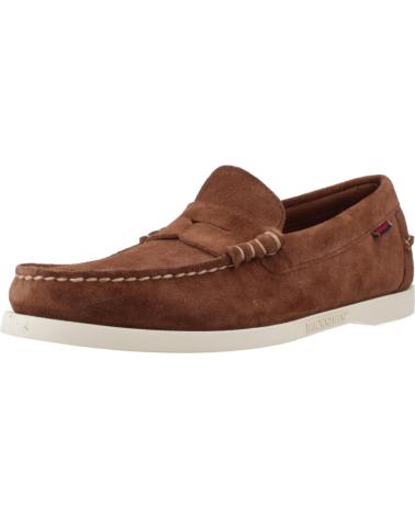 Halbschuhe für Herren SEBAGO MOCASINES HOMBRE MODELO DAN BOAT FLESH COLOR MARRON DARKBRWN