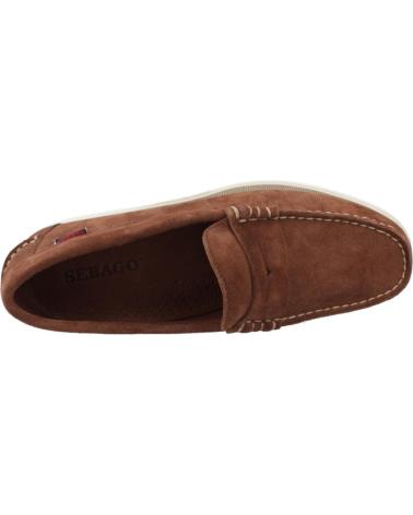 Halbschuhe für Herren SEBAGO MOCASINES HOMBRE MODELO DAN BOAT FLESH COLOR MARRON DARKBRWN
