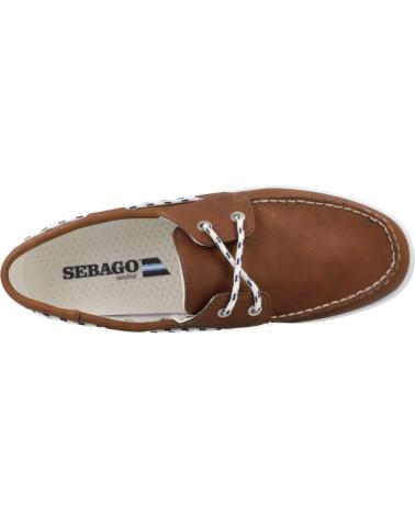 Nauticos per Uomo SEBAGO INFORMALES HOMBRE MODELO JACKMAN COLOR MARRON BROWN