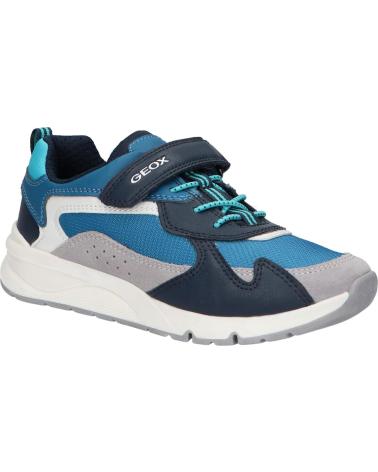 Sportif pour Garçon GEOX J36H0A 01122 J ROONER BOY C4186 OCTANE-NAVY