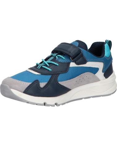 Sportif pour Garçon GEOX J36H0A 01122 J ROONER BOY C4186 OCTANE-NAVY