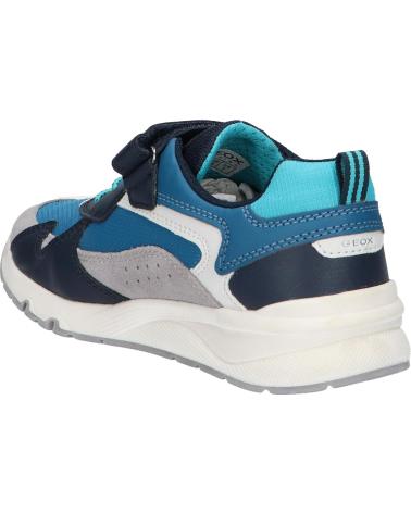 Sportif pour Garçon GEOX J36H0A 01122 J ROONER BOY C4186 OCTANE-NAVY
