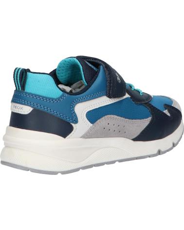 Sportif pour Garçon GEOX J36H0A 01122 J ROONER BOY C4186 OCTANE-NAVY