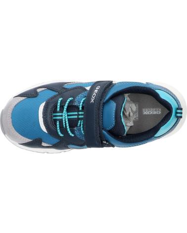 Sportif pour Garçon GEOX J36H0A 01122 J ROONER BOY C4186 OCTANE-NAVY