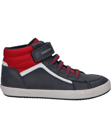 Sneaker für Junge GEOX J265CA 054FU J GISLI BOY C4244 NAVY-DK RED