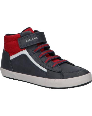 Sneaker für Junge GEOX J265CA 054FU J GISLI BOY C4244 NAVY-DK RED