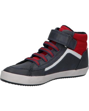 Sneaker für Junge GEOX J265CA 054FU J GISLI BOY C4244 NAVY-DK RED