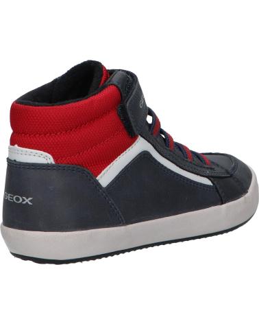 Sneaker für Junge GEOX J265CA 054FU J GISLI BOY C4244 NAVY-DK RED