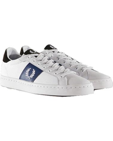 Zapatillas deporte de Hombre FRED PERRY LAWN LEATHER-CANVAS MULTICOLOR