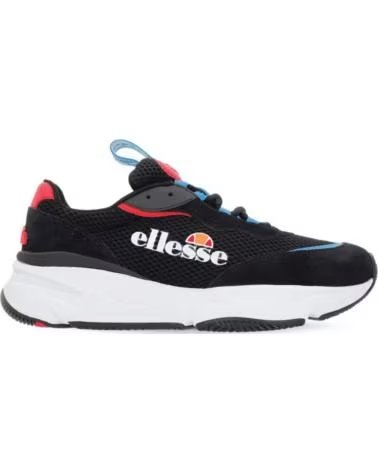 SCARPE SPORTIVE ELLESSE MASSELLO TEXT AM NERO-ROSSO-BLU