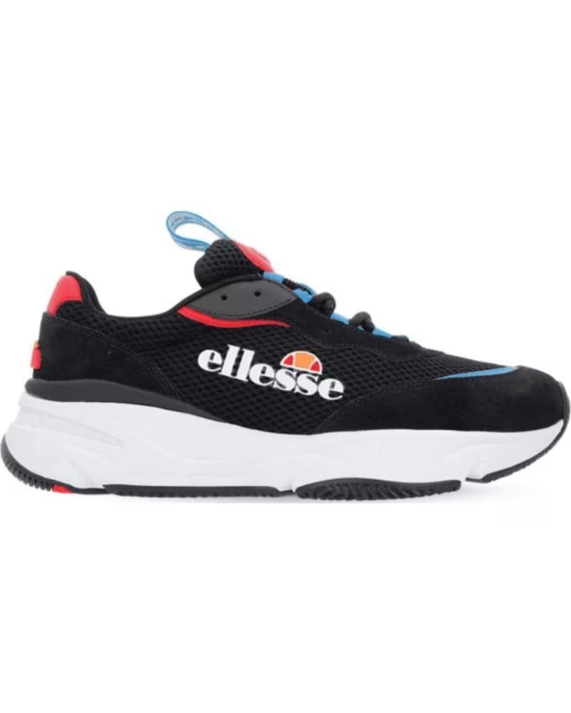 SCARPE SPORTIVE ELLESSE MASSELLO TEXT AM NERO-ROSSO-BLU