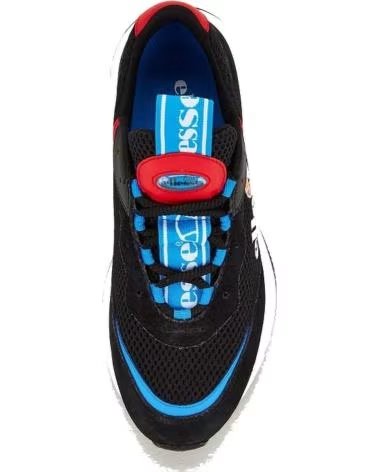 SCARPE SPORTIVE ELLESSE MASSELLO TEXT AM NERO-ROSSO-BLU
