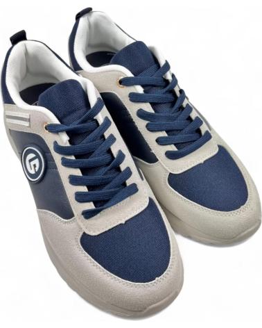Sportivo per Uomo TIMBOS ZAPATILLA DEPORTIVA DE HOMBRE GRIS 131004 AZUL