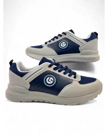 Sportivo per Uomo TIMBOS ZAPATILLA DEPORTIVA DE HOMBRE GRIS 131004 AZUL