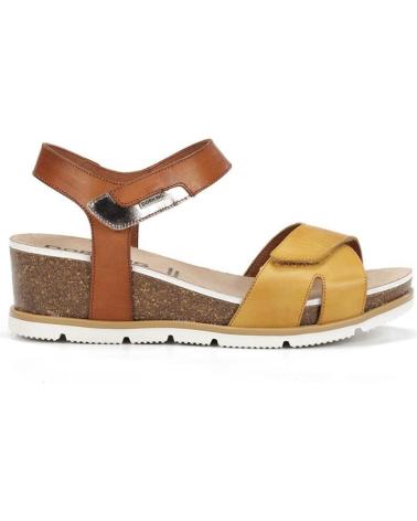 Sandalen für Damen DORKING SANDALIAS GOLD TEXAS SALFRAN DE BY FLUCHOS AMARILLO