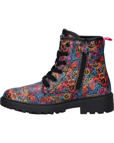 Botas de Niña GEOX J2620D 00004 J CASEY C9240 BLACK-MULTICOLOR