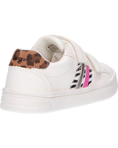 Sneaker für Mädchen GEOX J264MA 000BC J DJROCK C1000 WHITE