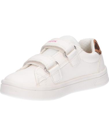 Sneaker für Mädchen GEOX J264MA 000BC J DJROCK C1000 WHITE