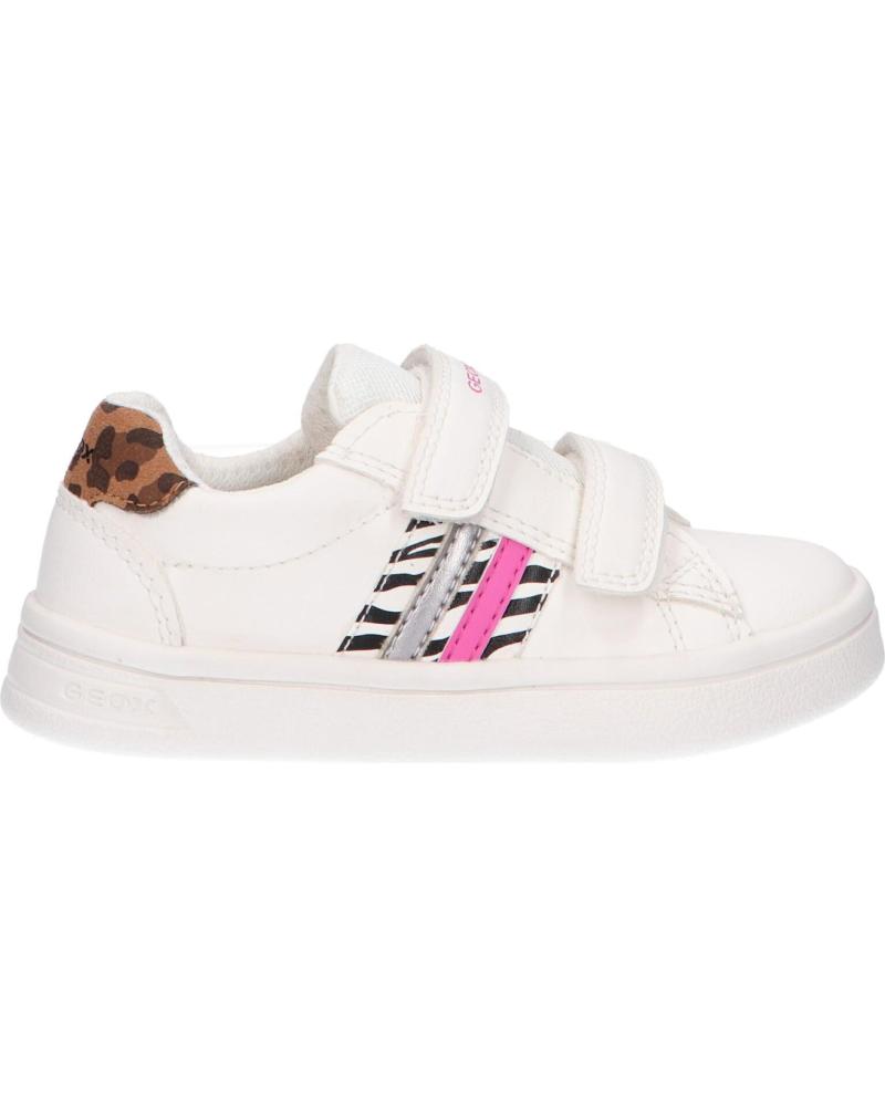 Sneaker für Mädchen GEOX J264MA 000BC J DJROCK C1000 WHITE