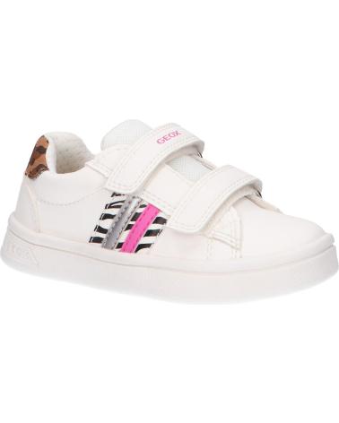 Sneaker für Mädchen GEOX J264MA 000BC J DJROCK C1000 WHITE