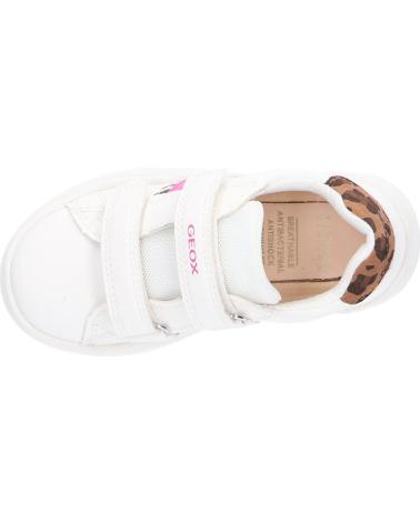 Sneaker für Mädchen GEOX J264MA 000BC J DJROCK C1000 WHITE