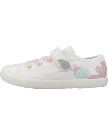 Deportivas de Mujer y Niña GEOX ZAPATILLAS NINA MODELO J GISLI GIRL COLOR BLANCO C0406