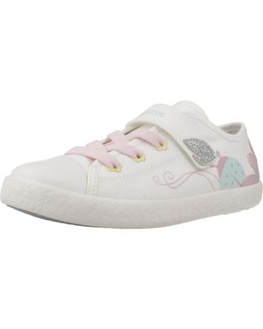 Sportschuhe für Mädchen GEOX ZAPATILLAS NINA MODELO J GISLI GIRL COLOR BLANCO C0406 C0406